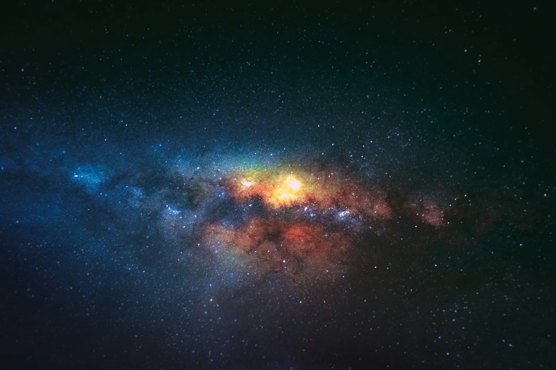 Cielo nocturno en Parque Nacional del Teide